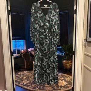 Elegant Boden Floral Maxi Dress
